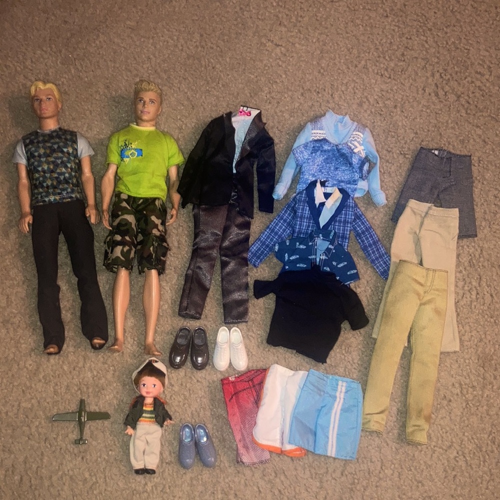 Ken dolls and clothes